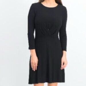 NWT Aqua Black Long Sleeve Dress